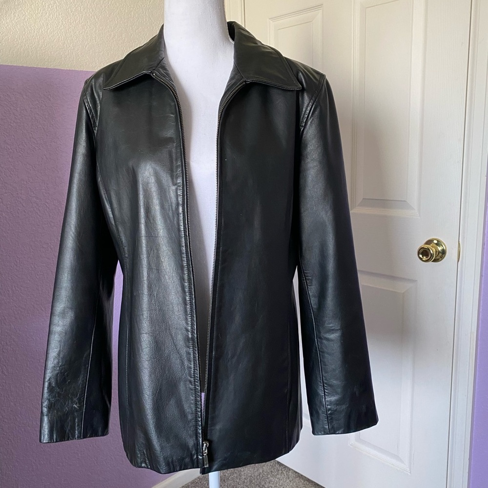 Price drop!! Women’s black leather jacket